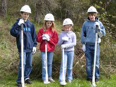 Young tree and weed pullers