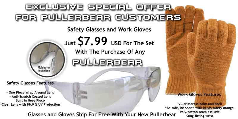 Pullerbear Tree Puller and Weed Wrench Safety Gear